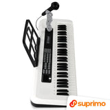SUPRIMO KEY61 KD Keyboard 61 tasti con microfono, bianco