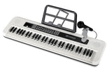 SUPRIMO KEY61 KD Keyboard 61 tasti con microfono, bianco