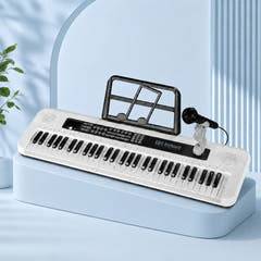 SUPRIMO KEY61 KD Keyboard 61 tasti con microfono, bianco