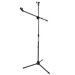 Supporto per microfono M1 con braccio Boom per 2 microfoni – Nero