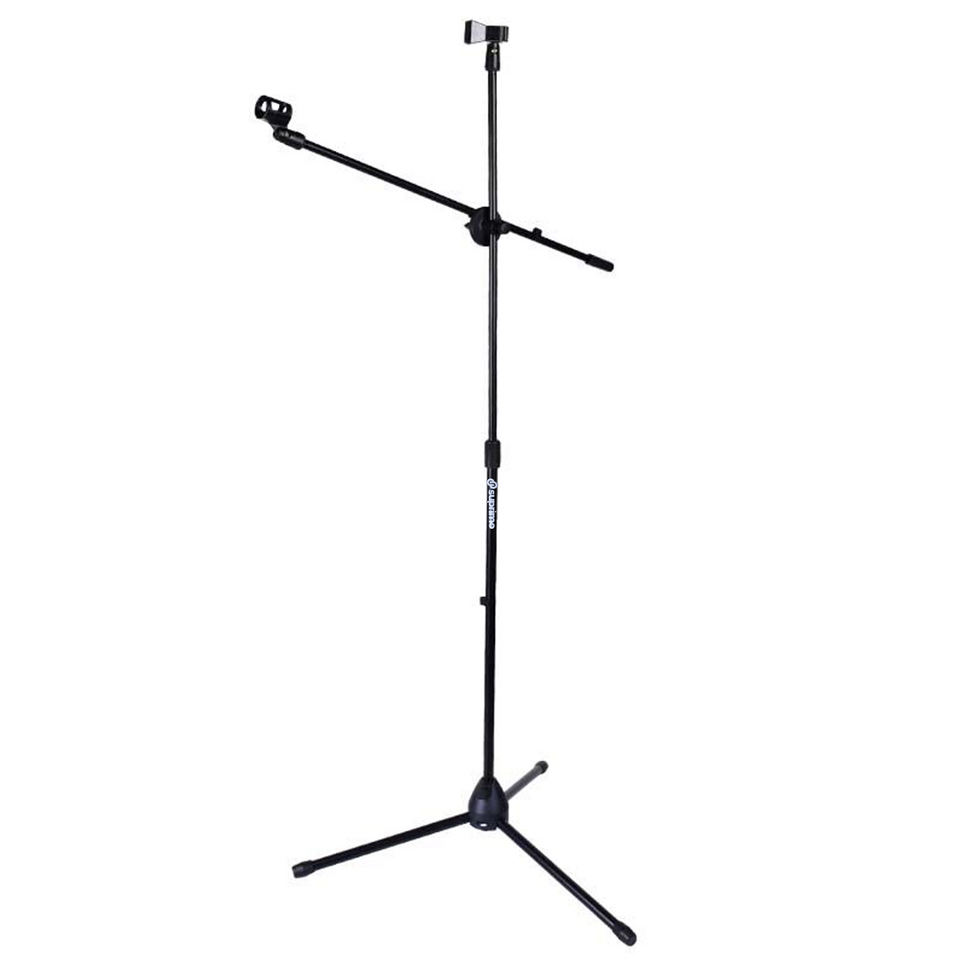 Supporto per microfono M1 con braccio Boom per 2 microfoni – Nero