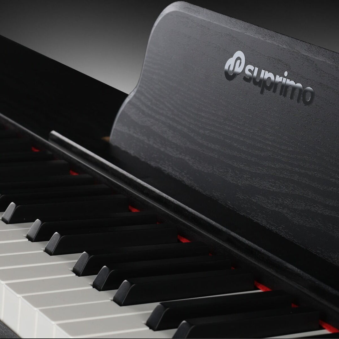 Suprimo SDP88 BK Pianoforte digitale 88 con tasti pesati, Nero