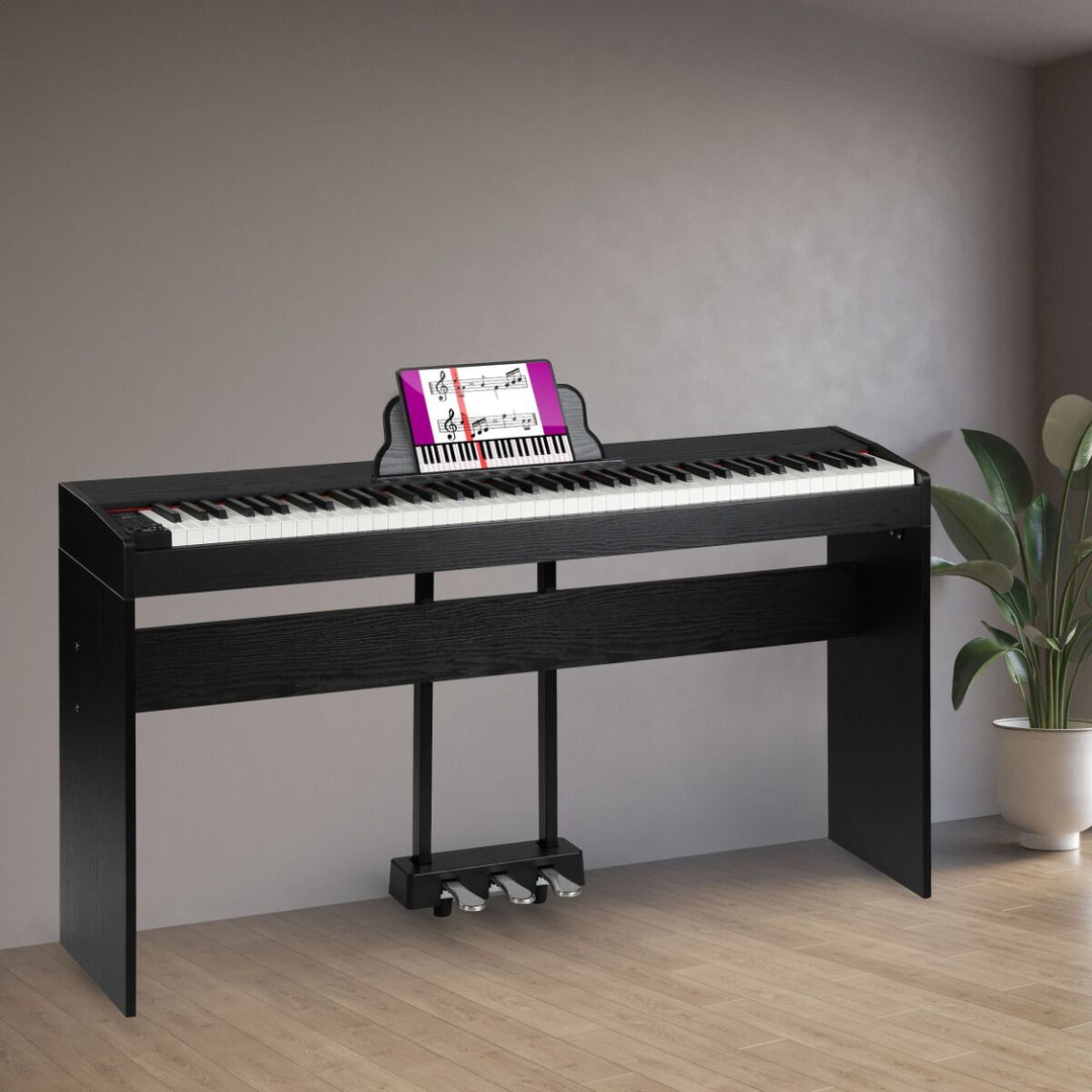 Suprimo SDP88 BK Pianoforte digitale 88 con tasti pesati, Nero