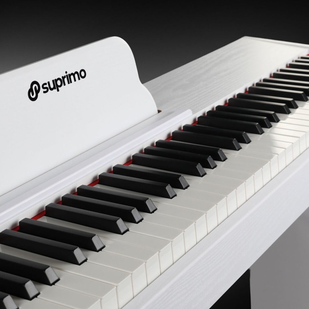 Suprimo SDP88 WH Piano Digitale 88 con Tastiere pesate, Bianco