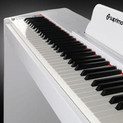Suprimo SDP88 WH Piano Digitale 88 con Tastiere pesate, Bianco