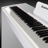 Suprimo SDP88 WH Piano Digitale 88 con Tastiere pesate, Bianco