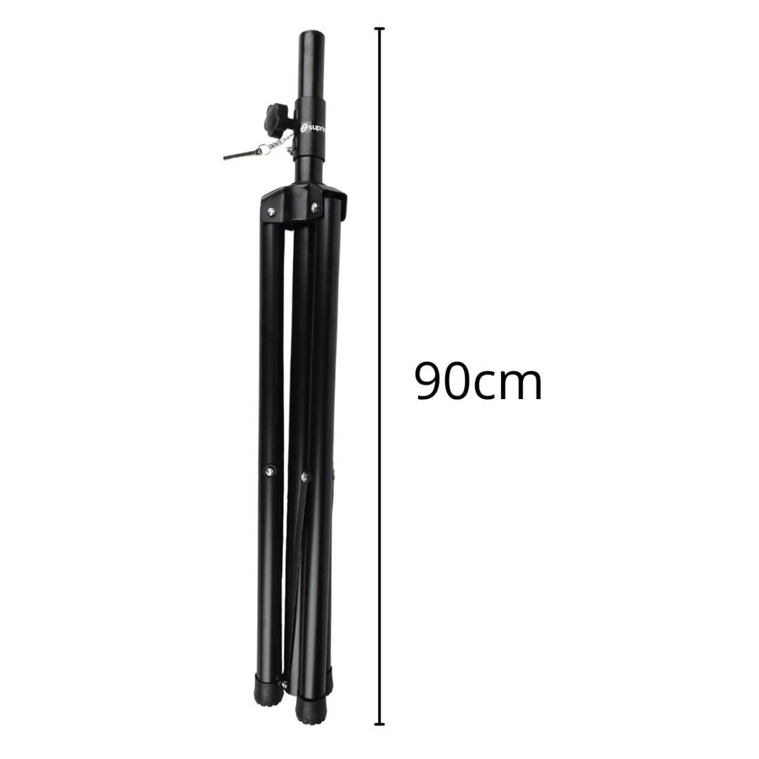 Supporto per altoparlante Tripod Nero con perno di sicurezza
