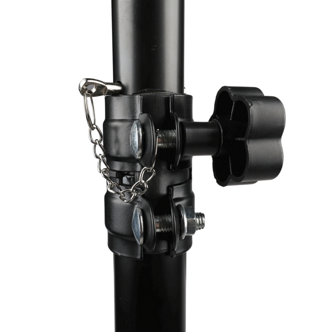 Supporto per altoparlante Tripod Nero con perno di sicurezza