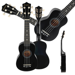 Ukulele soprano, nero