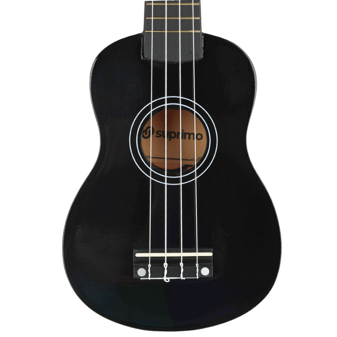 Ukulele soprano, nero