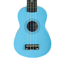 Ukulele soprano, blu