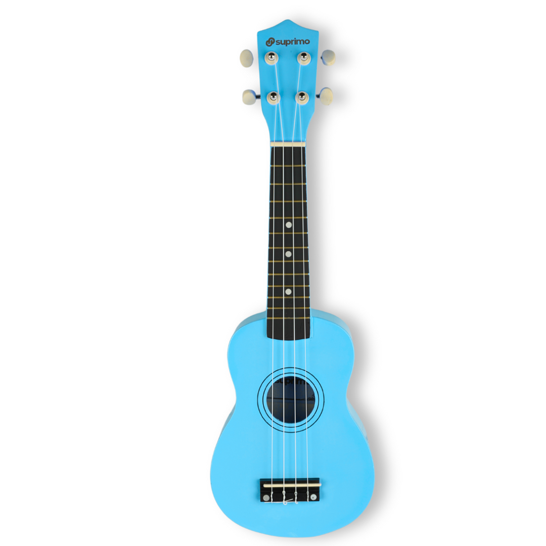 Ukulele soprano, blu