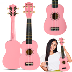 Ukulele soprano, legno rosa