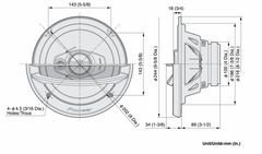Pioneer TS-A2013i 3-vejs Højttaler (500W, 20 cm)