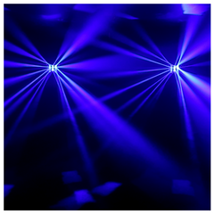 Light4Me Turbo Derby 4-in-1 – RGBW, UV, Strobo e Laser