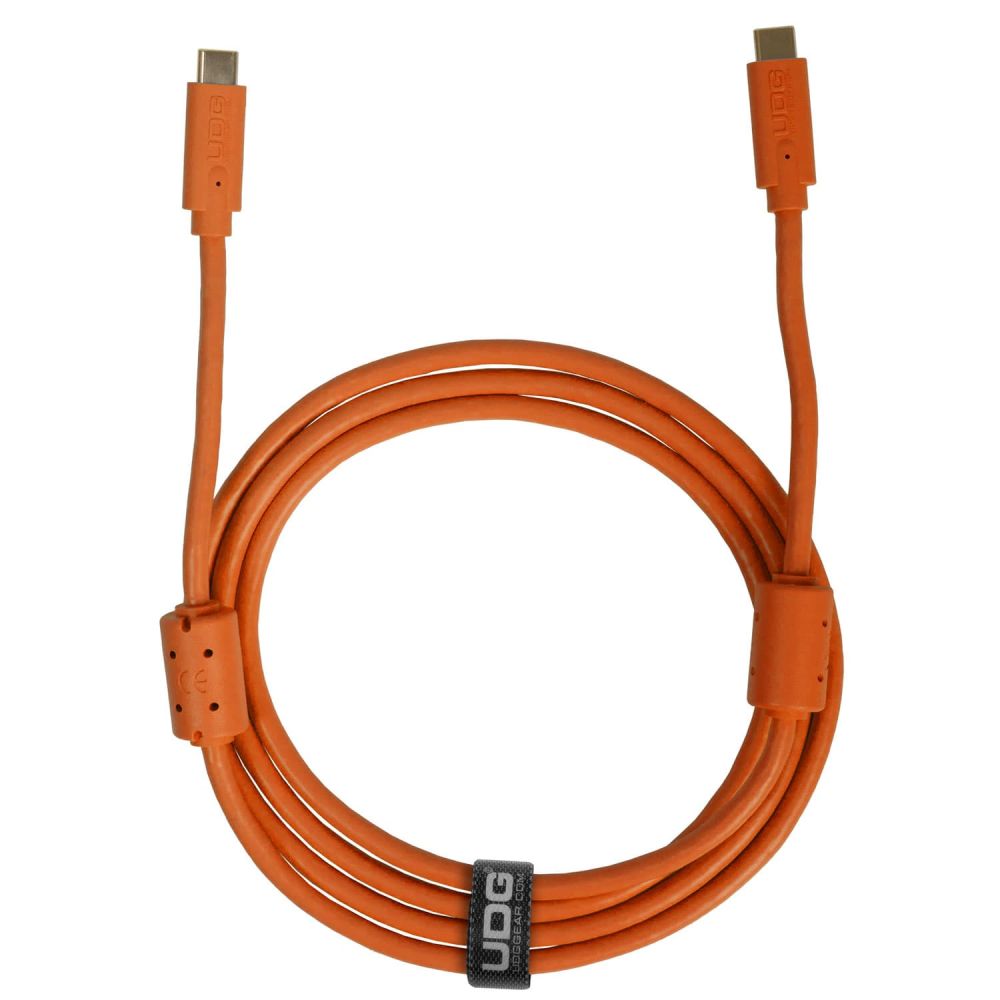 UDG Ultimate Cable USB 3.2 C-C Arancione Dritto 1,5m
