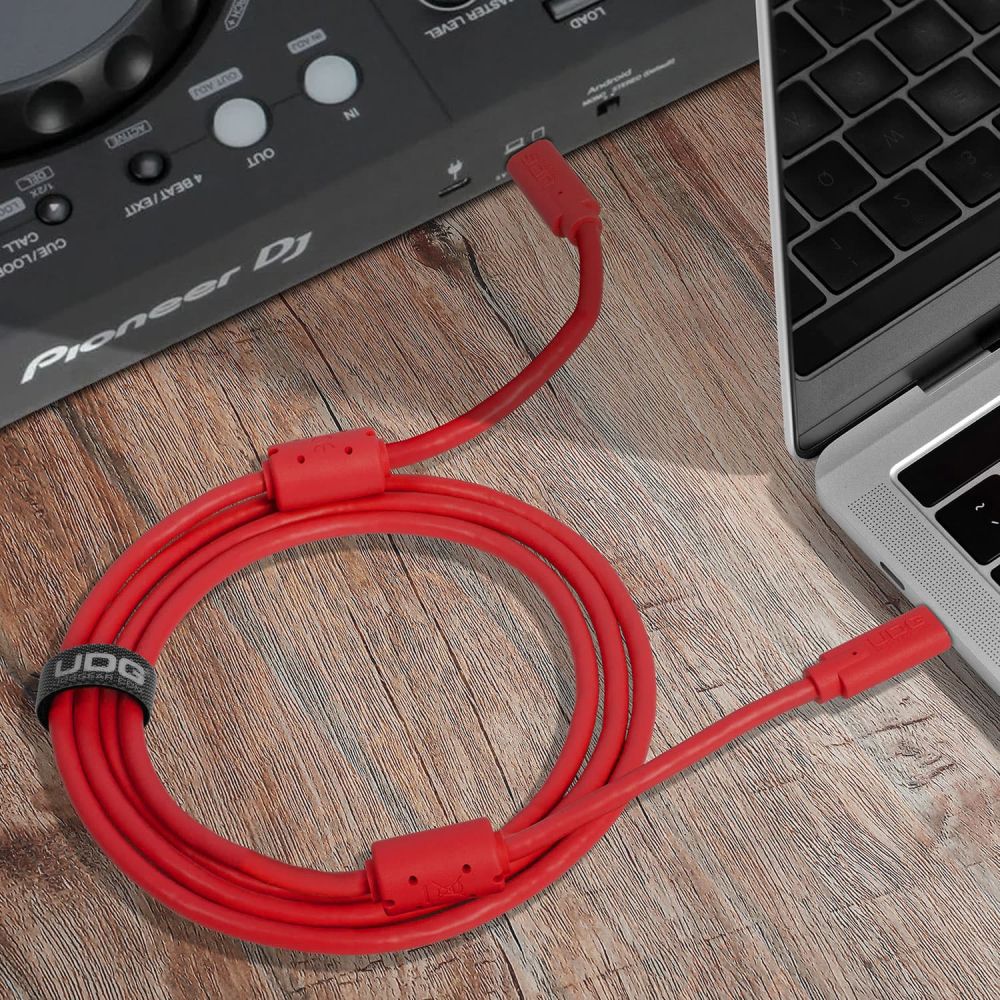 UDG Ultimate Cavo USB 3.2 C-C Rosso Dritto 1,5m