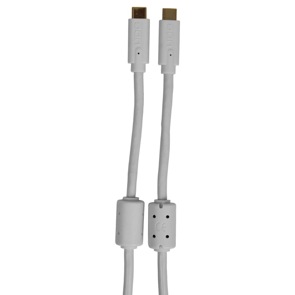 UDG Ultimate Cavo USB 3.2 C-C Bianco Dritto 1,5m