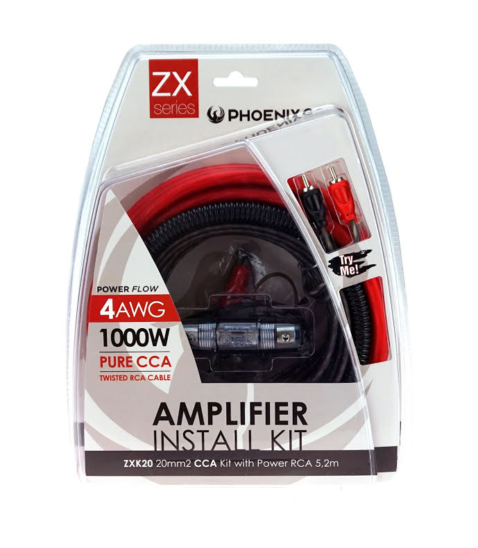 Phoenix Gold Kit cavi amplificatore auto a 2 canali (20mm2)