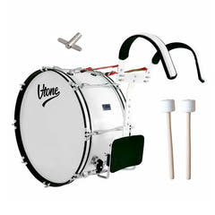 V-Tone MBD 22 Tamburo Basso da marcia 22" con tracolla di supporto e mazze