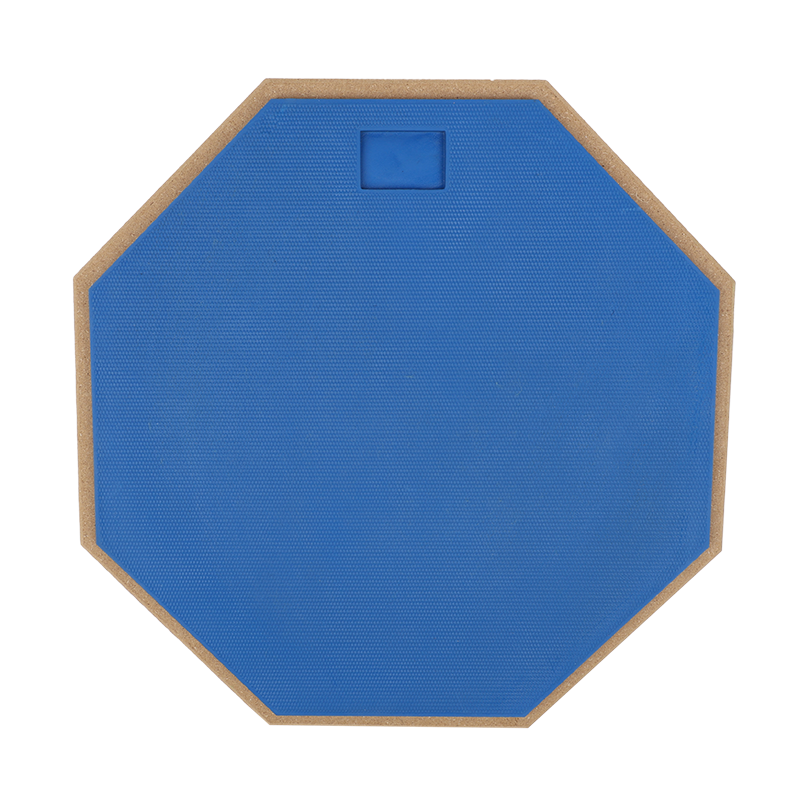 V-TONE PDS1 BL Øvepad 12" – Blå Practice Drum Pad Sæt med Stativ, Sticks og Taske
