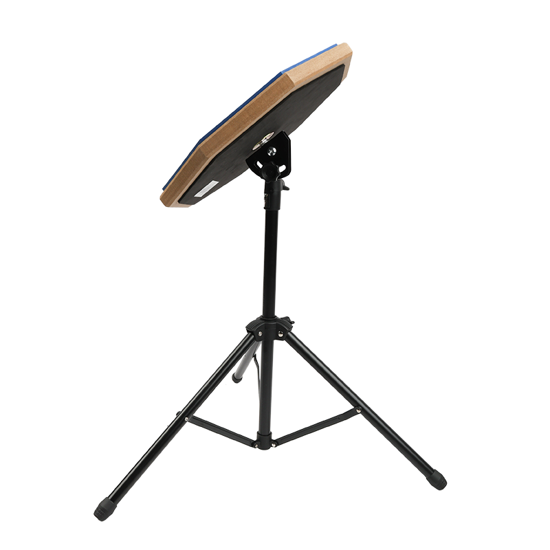 V-TONE PDS1 BL Øvepad 12" – Blå Practice Drum Pad Sæt med Stativ, Sticks og Taske