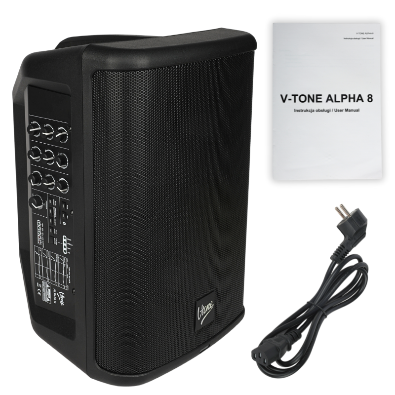V-TONE ALPHA 8 diffusore attivo con batteria