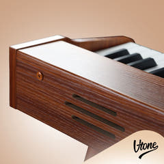 V-TONE BL-130 Pianoforte Elettrico (Legno scuro)