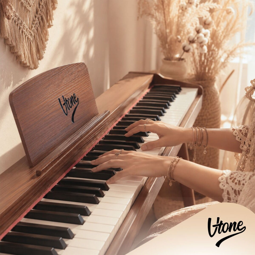 V-TONE BL-130 Pianoforte Elettrico (Legno scuro)