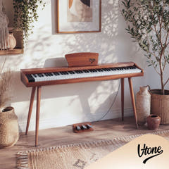 V-TONE BL-130 Pianoforte Elettrico (Legno scuro)