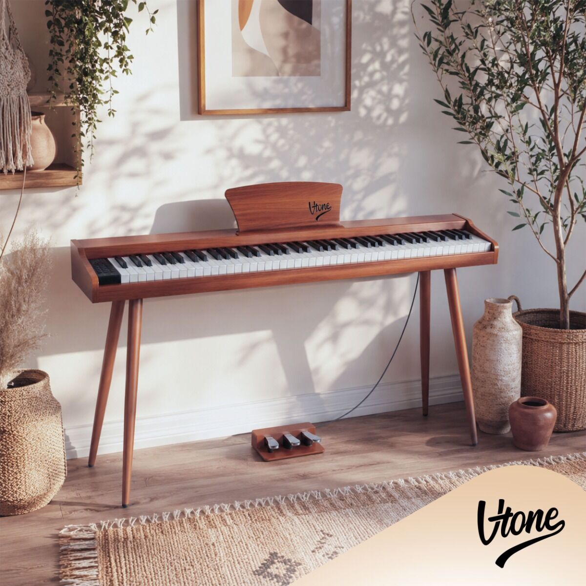 Grooveland DDP-140 Pianoforte elettrico (Scuro)