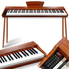 V-TONE BL-130 Pianoforte Elettrico (Legno scuro)