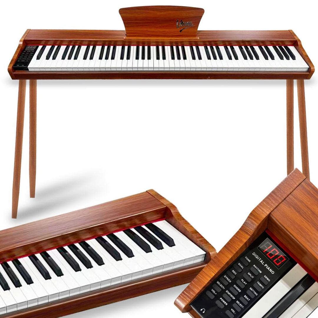 V-TONE BL-130 Pianoforte Elettrico (Legno scuro)