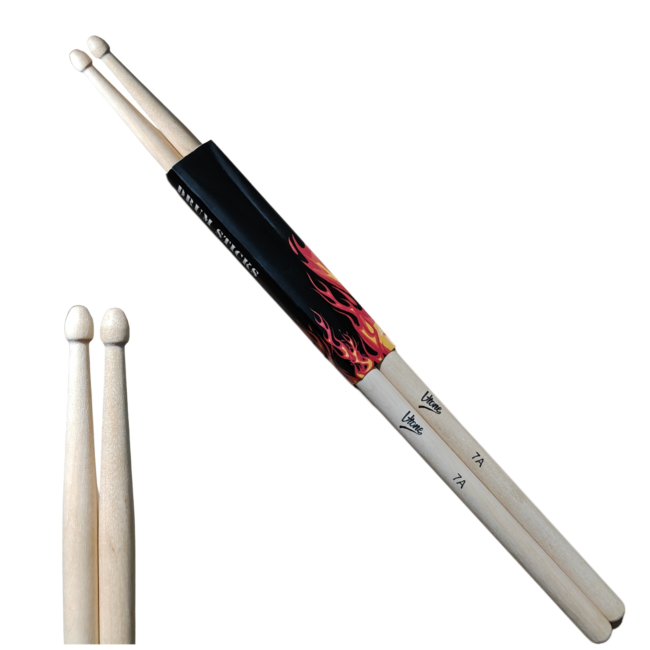 V-Tone DS-7A bacchette per batteria in acero – naturali, leggere (2 pz.)