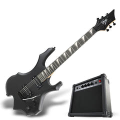 V-TONE EGS 39 MBK pacchetto chitarra elettrica 4/4, nero