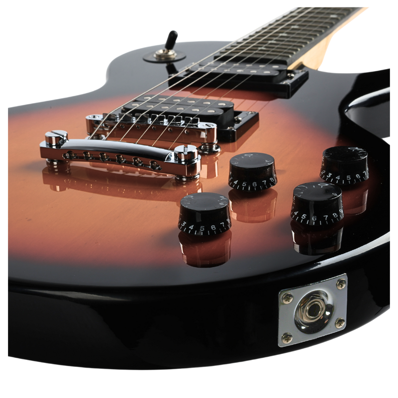 V-Tone ESLP39 SB 4/4 set di chitarra elettrica Les Paul con amplificatore, Sunburst