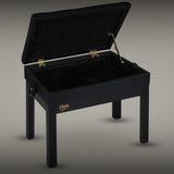 Panca per pianoforte V-TONE PB2 BK – Regolabile 49–57 cm