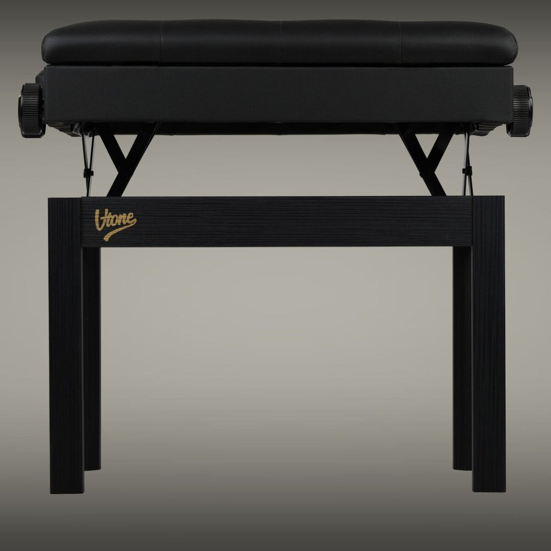 Panca per pianoforte V-TONE PB2 BK – Regolabile 49–57 cm