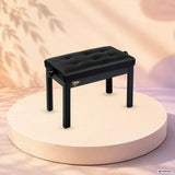 Panca per pianoforte V-TONE PB2 BK – Regolabile 49–57 cm