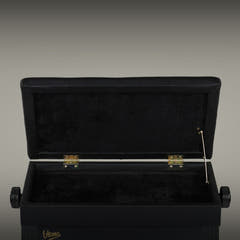 Panca per pianoforte V-TONE PB2 BK – Regolabile 49–57 cm