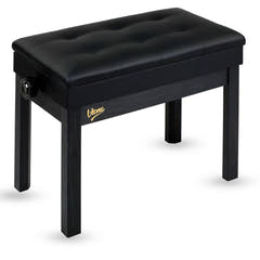 Panca per pianoforte V-TONE PB2 BK – Regolabile 49–57 cm