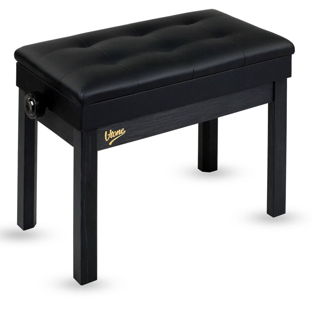 Panca per pianoforte V-TONE PB2 BK – Regolabile 49–57 cm
