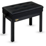 Panca per pianoforte V-TONE PB2 BK – Regolabile 49–57 cm