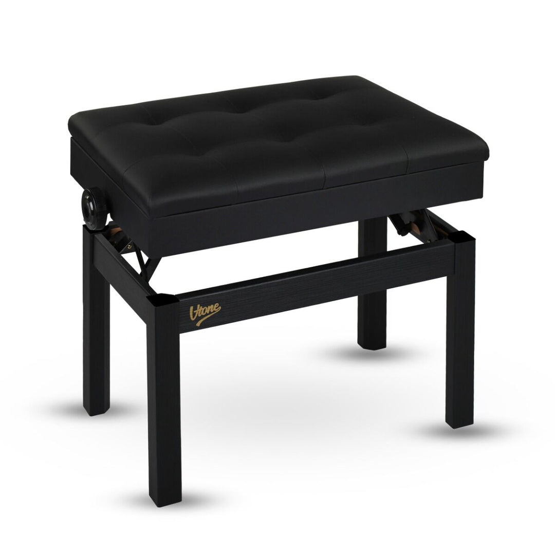 Panca per pianoforte V-TONE PB2 BK – Regolabile 49–57 cm