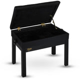 Panca per pianoforte V-TONE PB2 BK – Regolabile 49–57 cm