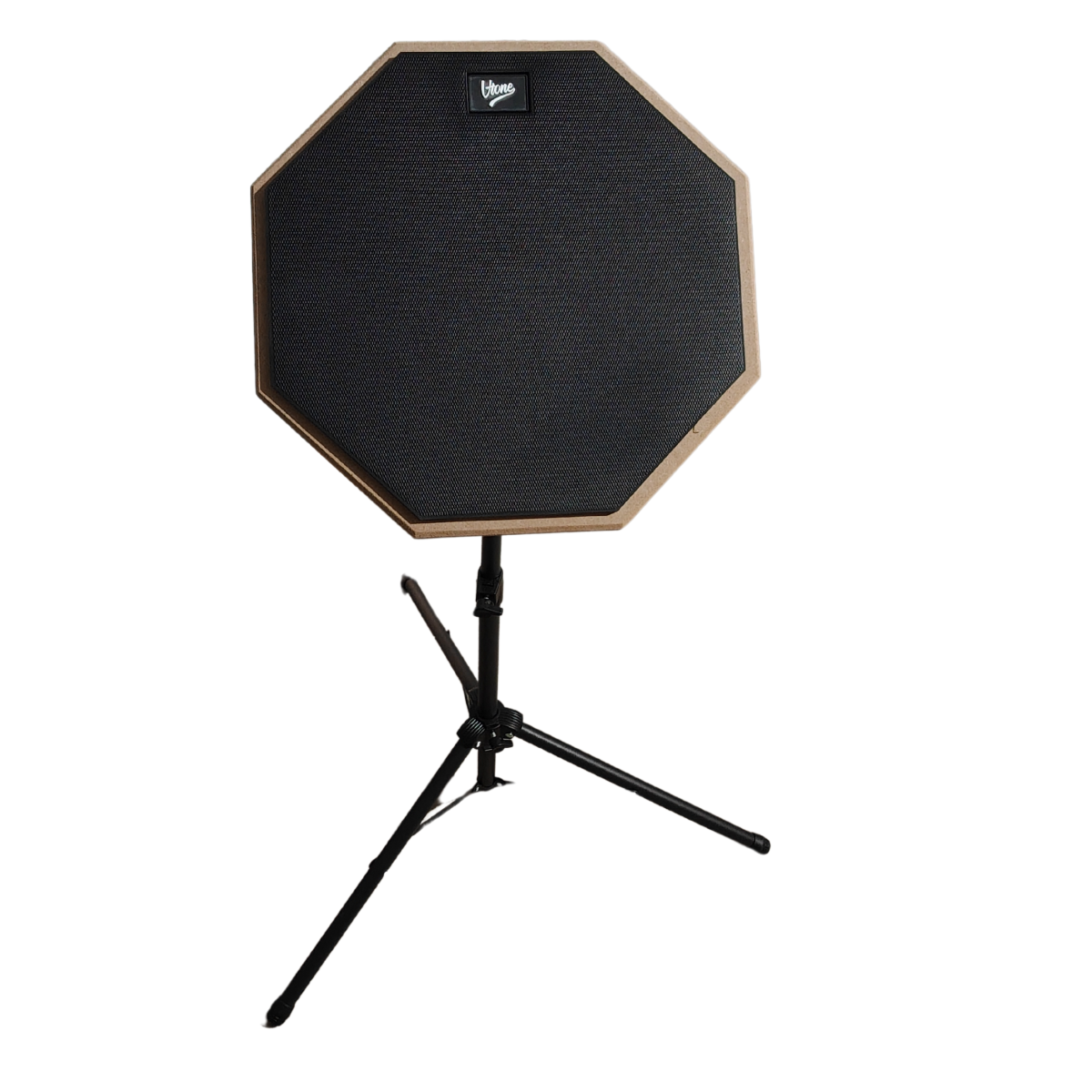 V-TONE PDS1 BK Øvepad 12" – Practice Drum Pad Sæt med Stativ, Sticks og Taske