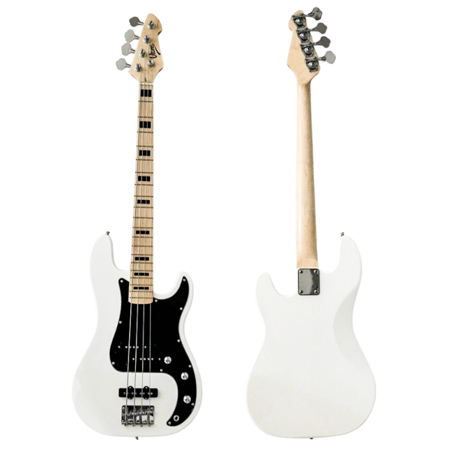 V-TONE PJB46 WH Basso elettrico 4/4, bianco