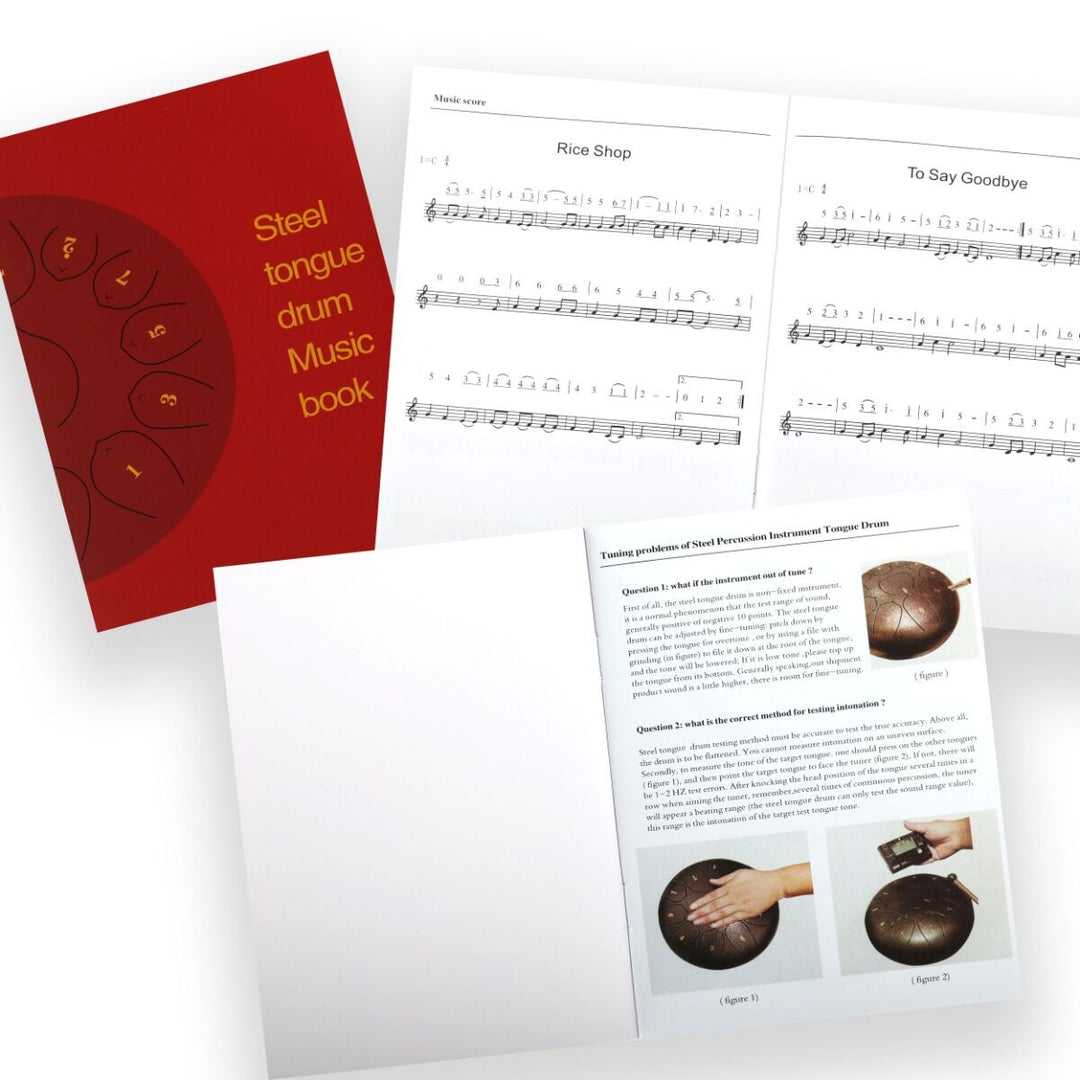Tongue Drum 8" Ciano incl. custodia (11 toni, scala C)