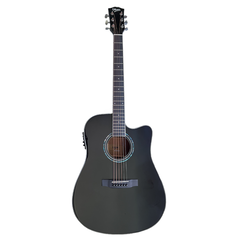 V-TONE VEAG1 CE BK chitarra elettroacustica 4/4 dreadnought cutaway nera