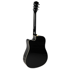 V-TONE VEAG1 CE BK chitarra elettroacustica 4/4 dreadnought cutaway nera